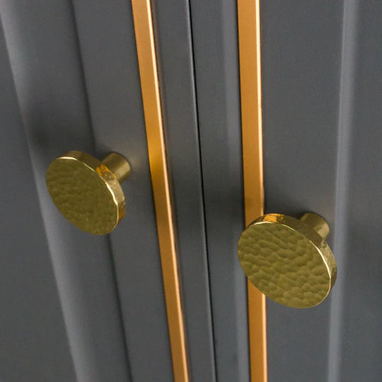 Handmade Brass Hammered Cabinet Handles – Nordic Luxury Pulls