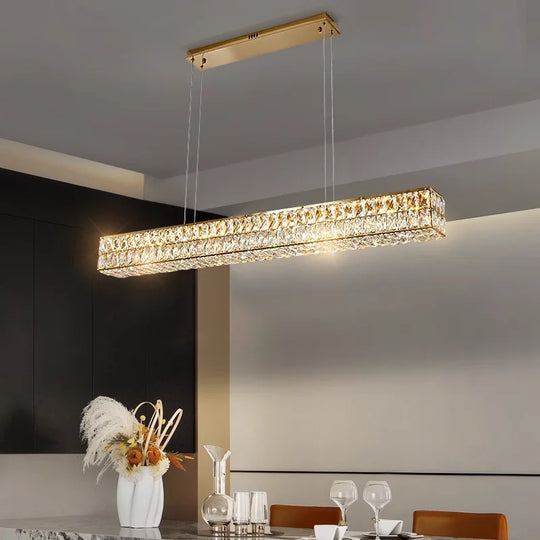 Cressida Crystal Linear Pendant Light