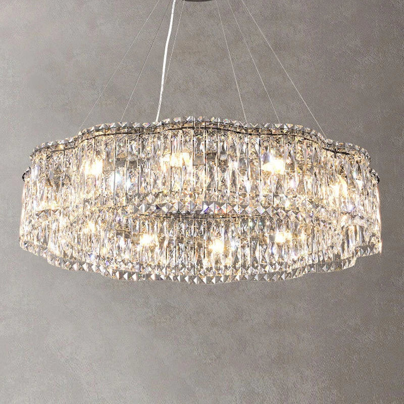 Zaria Glass Chandelier - Timeless Elegance and Luxury