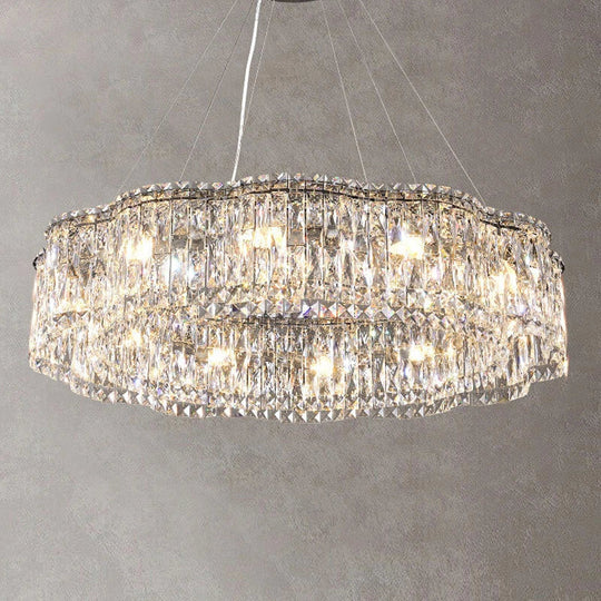 Zaria Glass Chandelier - Timeless Elegance and Luxury