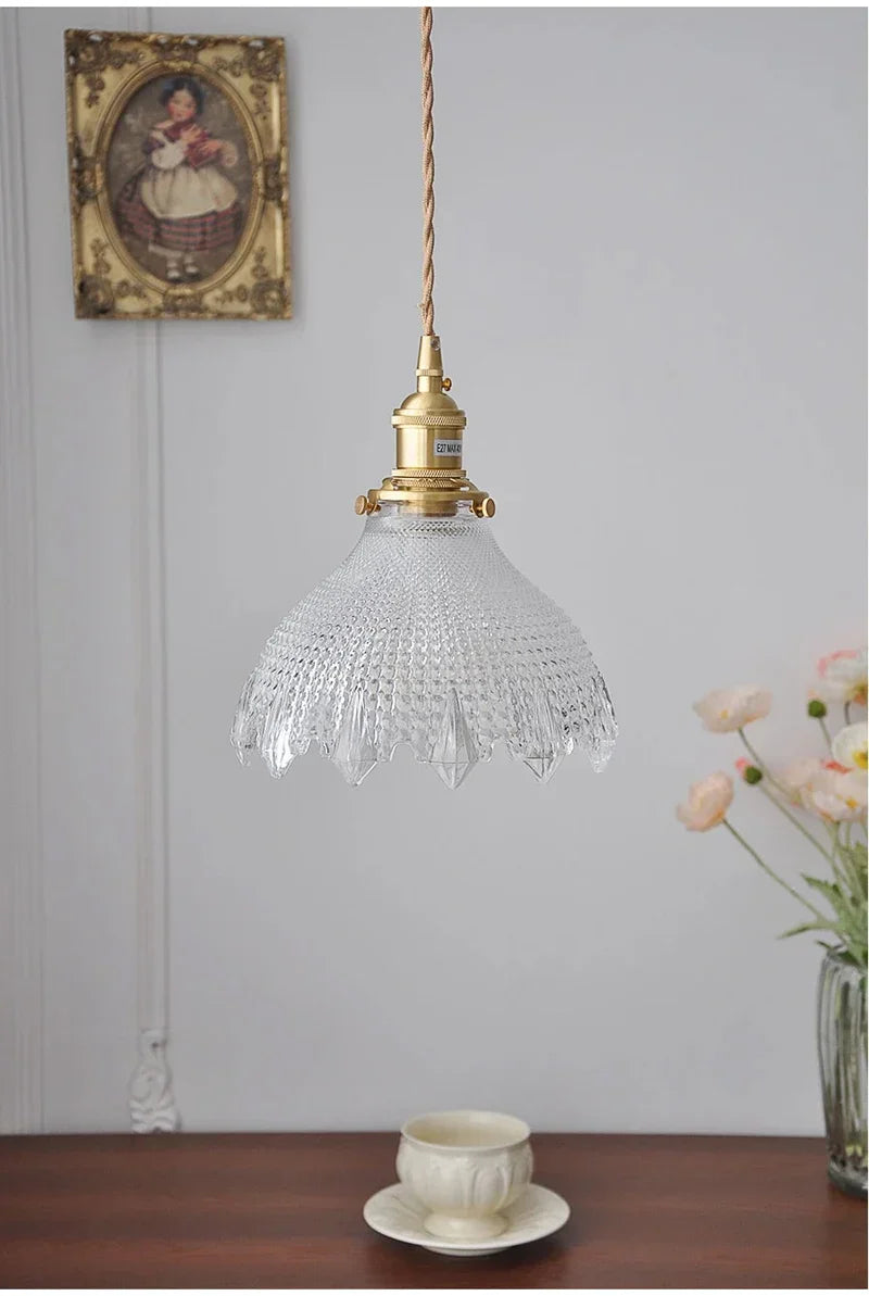 Seraphina – Green Glass Pendant Light for Kitchen Island, Dining, and Home Décor