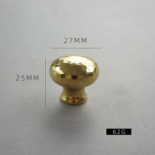 Handmade Brass Hammered Cabinet Handles – Nordic Luxury Pulls