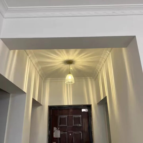 Lucien – Modern Clear Glass Pendant Light for Living Room, Restaurant, and Café