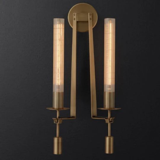 Modern Copper Wall Sconce for Living Room & Bedroom