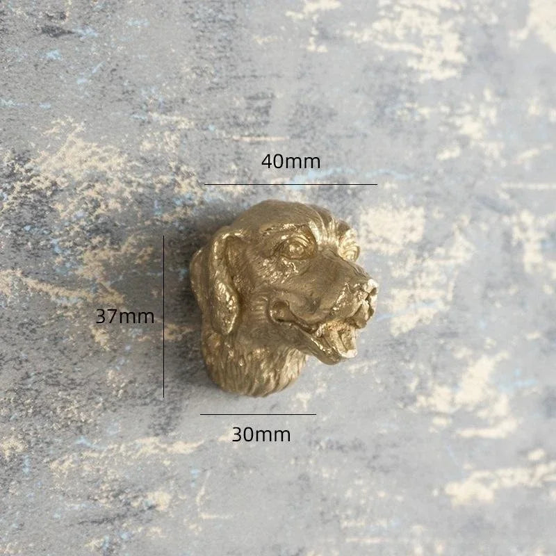 Brass Animal-Shaped Cabinet Handles – Luxury Gold Furniture Pulls