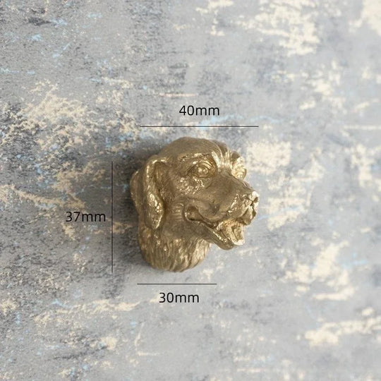 Brass Animal-Shaped Cabinet Handles – Luxury Gold Furniture Pulls