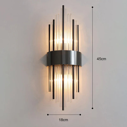 Modern LED Luxury Crystal Wall Lights Gold Home Indoor Wall Sconces Living Room Bedroom Background Decor Wall Lamp Bedside Light