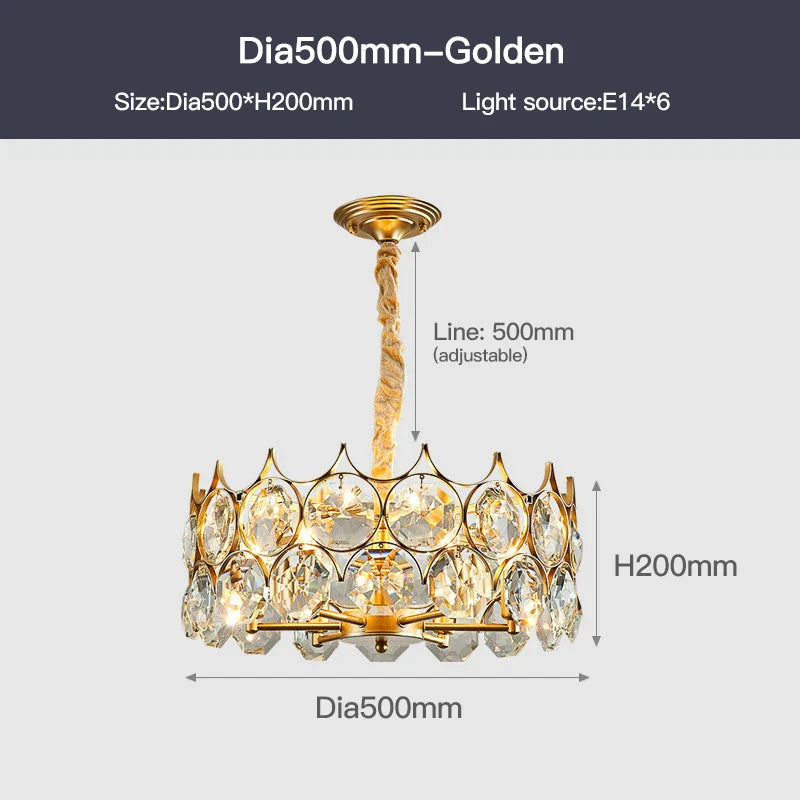 Delilah Crystal Drop Chandelier - Elegant Illumination for Any Room