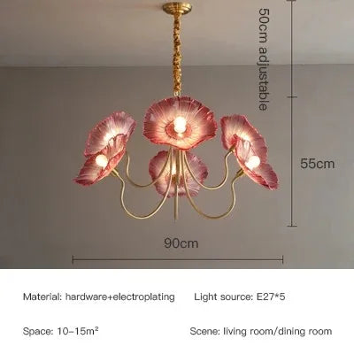 Sonja Flower Chandelier – Elegant and Sustainable Illumination