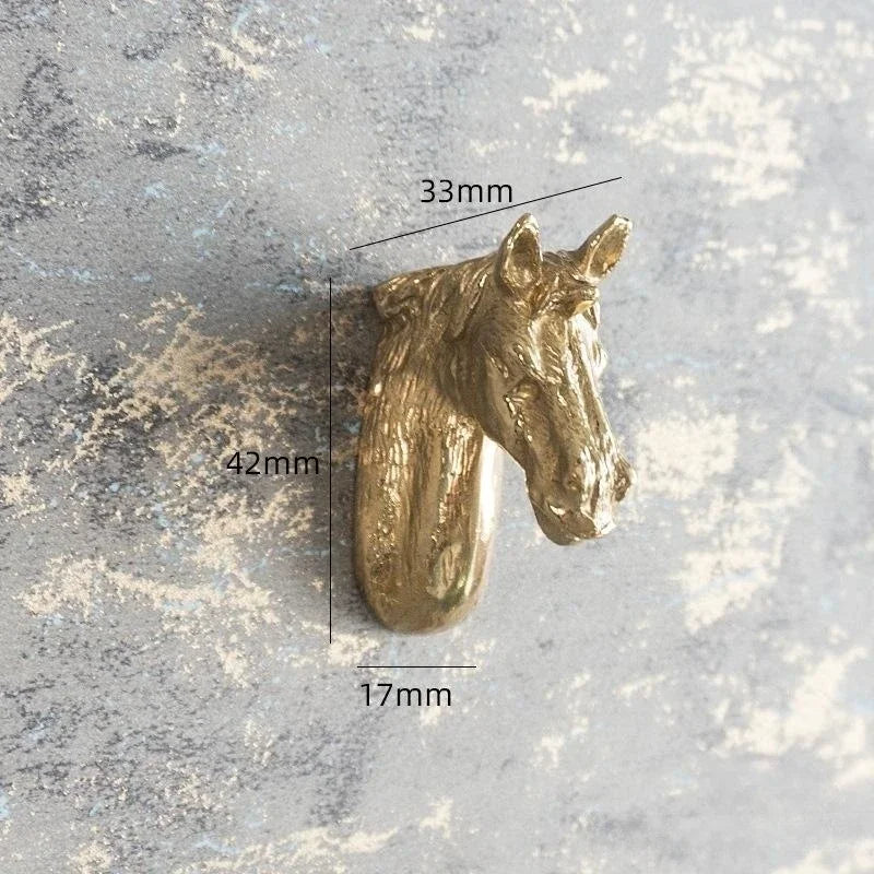 Brass Animal-Shaped Cabinet Handles – Luxury Gold Furniture Pulls