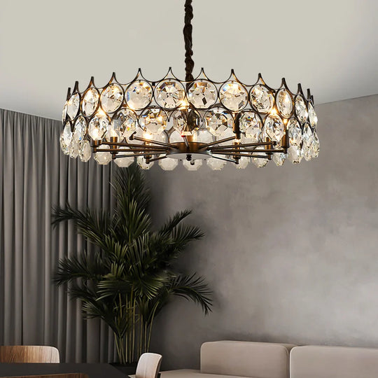 Delilah Crystal Drop Chandelier - Elegant Illumination for Any Room