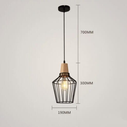 Eliza Vintage Iron Pendant Light - Enhance Your Space with Timeless Charm