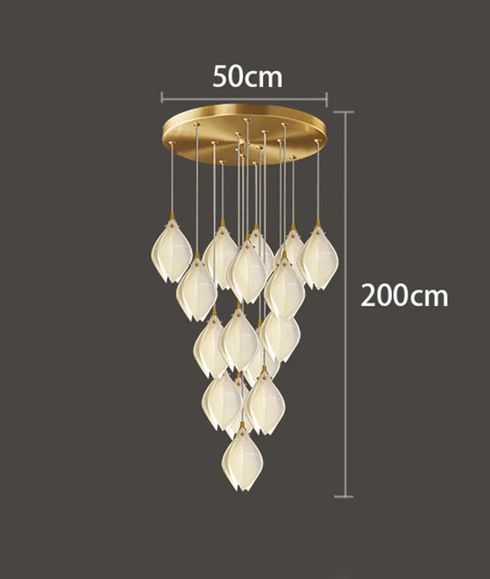 Modern home decor led lights pendant light lamps forstaircase Chandeliers for living room hanging light indoor lighting