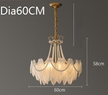 Aliya Feather Design Crystal Chandelier - Elegance in Every Room