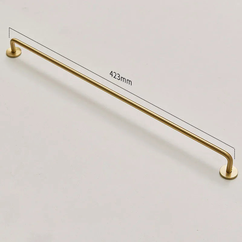 Modern Brass Furniture Bar Handles – Solid Brass Pulls and Towel Bars (7mm)