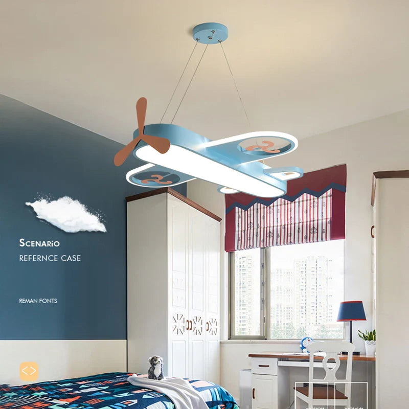 Antares Kids Aeroplane LED Chandelier - Creative and Magical Ambiance