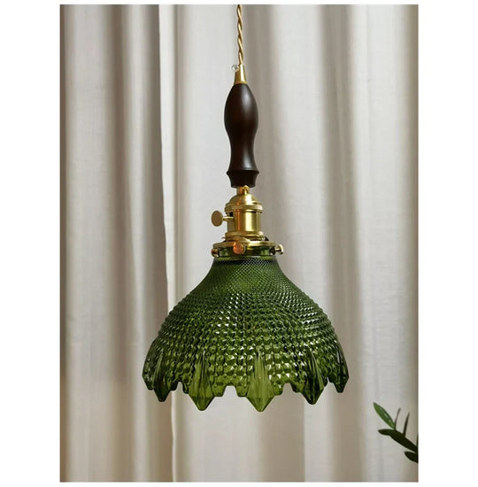 Seraphina – Green Glass Pendant Light for Kitchen Island, Dining, and Home Décor