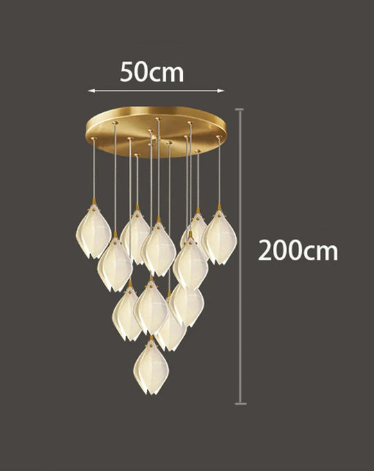 Modern home decor led lights pendant light lamps forstaircase Chandeliers for living room hanging light indoor lighting