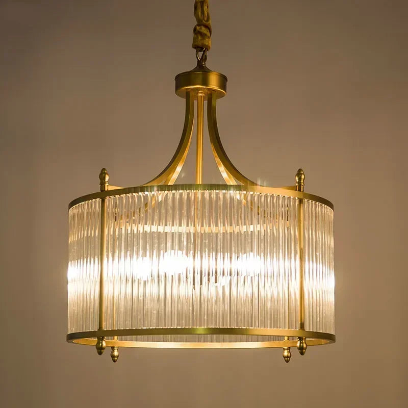 Aria Grayson Golden Glass Chandelier – Golden Glow, Timeless Elegance, Luxurious Light