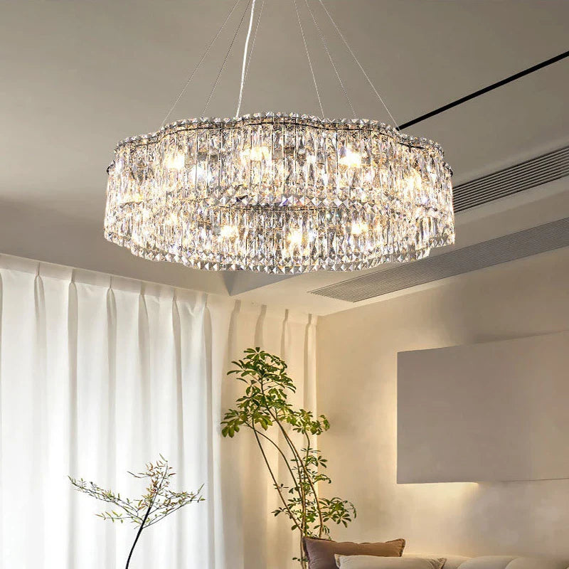 Zaria Glass Chandelier - Timeless Elegance and Luxury