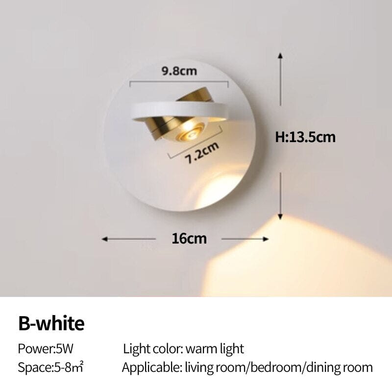 Seralyn Rotatable Wall Light – Adjustable Lighting with Durable Elegance