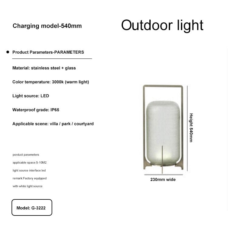 Taryn Durable Garden Light - Reliable Illumination for Outdoor Spaces