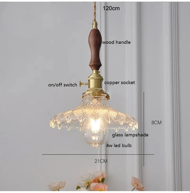 Seraphina – Green Glass Pendant Light for Kitchen Island, Dining, and Home Décor