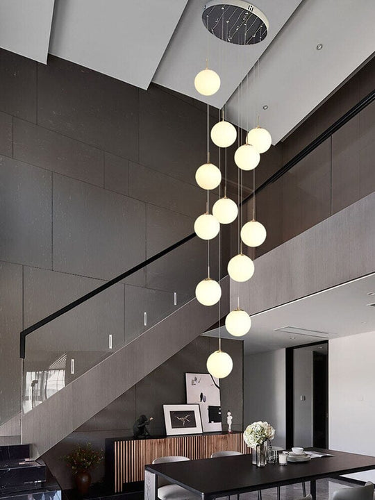 Gemma Staircase Chandelier – Illuminate with Warm, Inviting Light