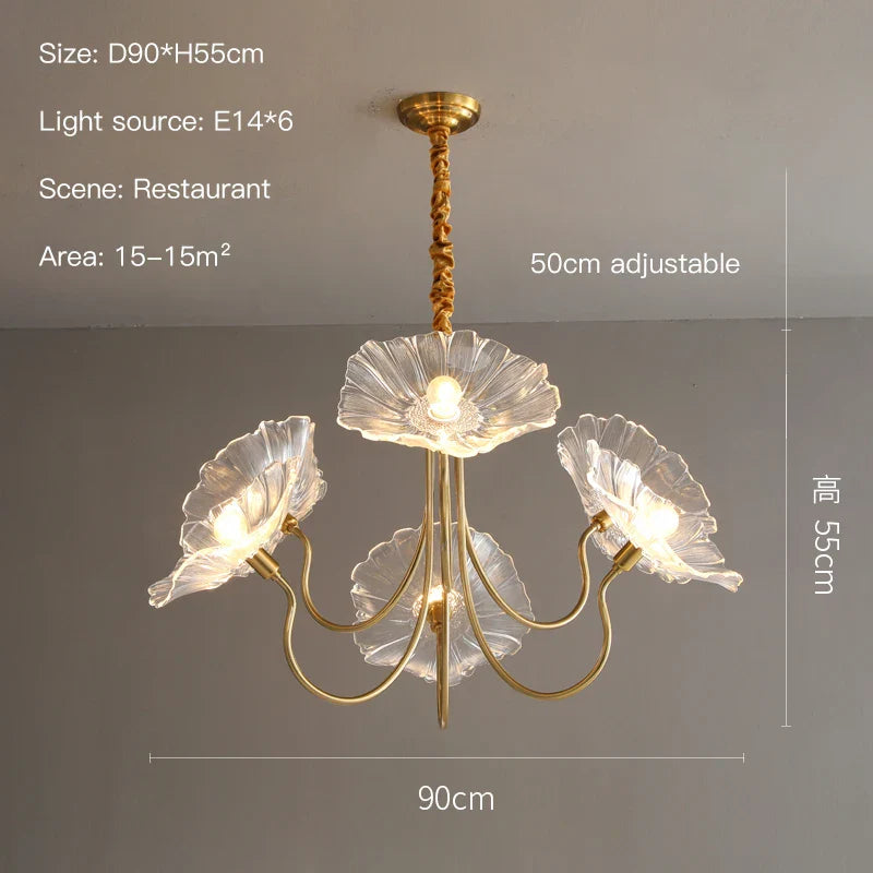 Sonja Flower Chandelier – Elegant and Sustainable Illumination