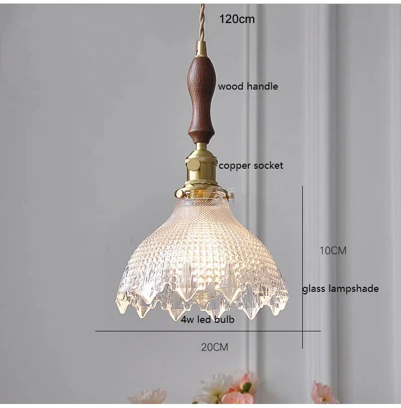 Seraphina – Green Glass Pendant Light for Kitchen Island, Dining, and Home Décor