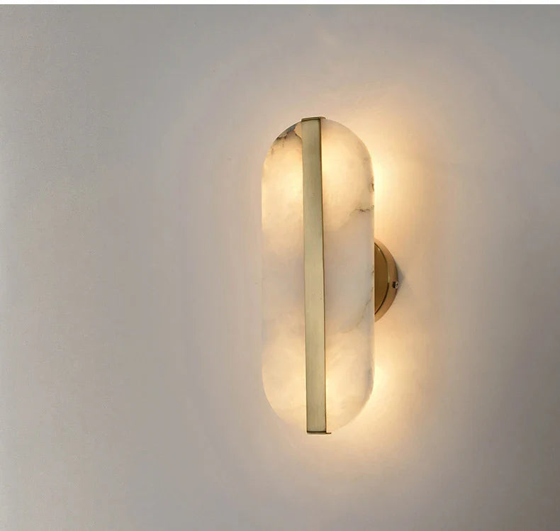 Merak Stone Wall Lamp: A Glowing Touch of Elegance