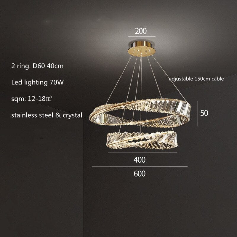 Kiana Ring Chandelier – Illuminate Your Space with Elegance