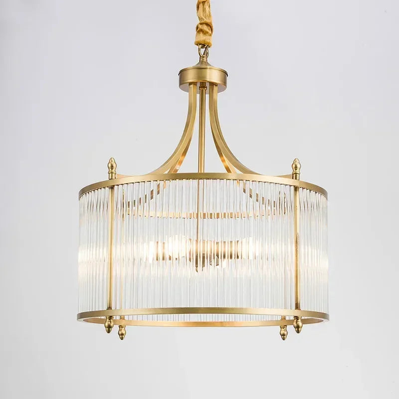 Aria Grayson Golden Glass Chandelier – Golden Glow, Timeless Elegance, Luxurious Light