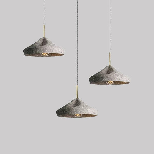 Liliana Cement Pendant Light Industrial Style