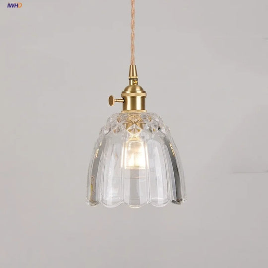 Lucien – Modern Clear Glass Pendant Light for Living Room, Restaurant, and Café