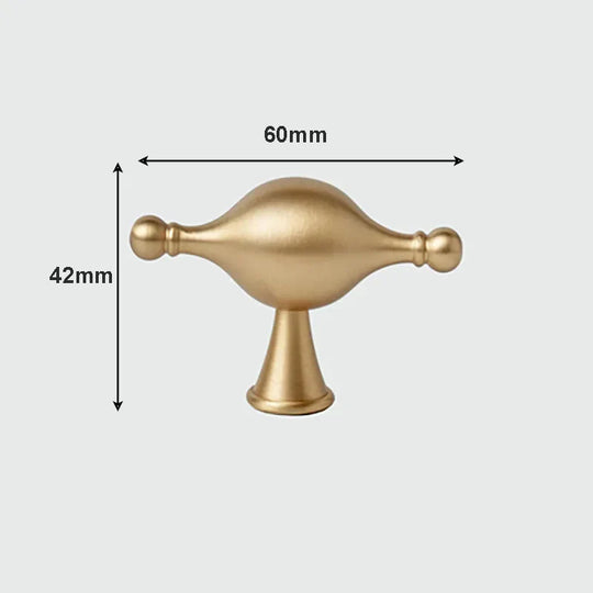 Modern Brass Cabinet Handles – Brushed Gold Pulls and Knobs for Furniture (60–368mm)