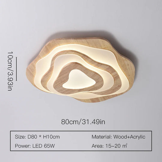 Zayden Wooden ceiling light: Illuminate with Elegance and Efficiency