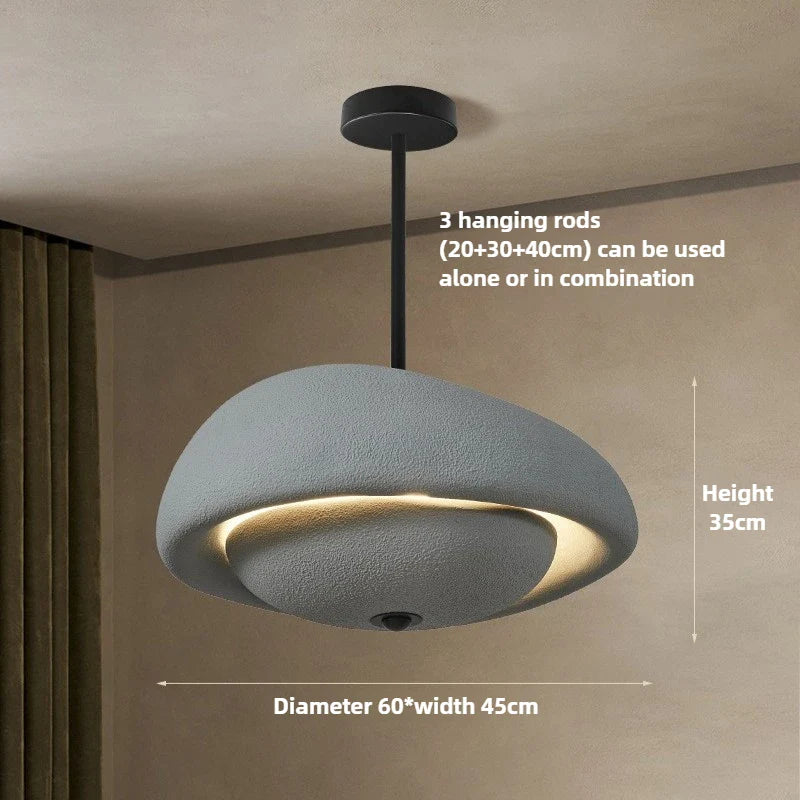 Japanese Wabi Sabi Style Pendant Lamp for Restaurant & Bedroom