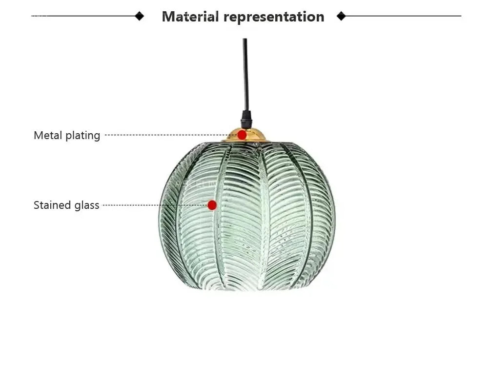Sylvara – Nordic Glass Pendant Light for Bedroom, Living Room, and Kitchen Island