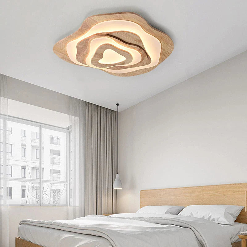 Zayden Wooden ceiling light: Illuminate with Elegance and Efficiency