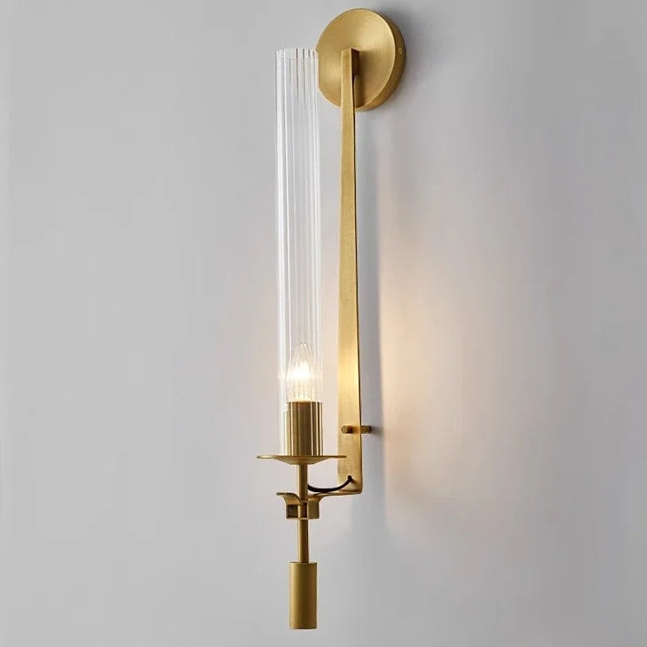 Modern Copper Wall Sconce for Living Room & Bedroom