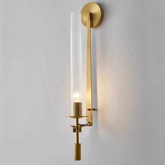Modern Copper Wall Sconce for Living Room & Bedroom