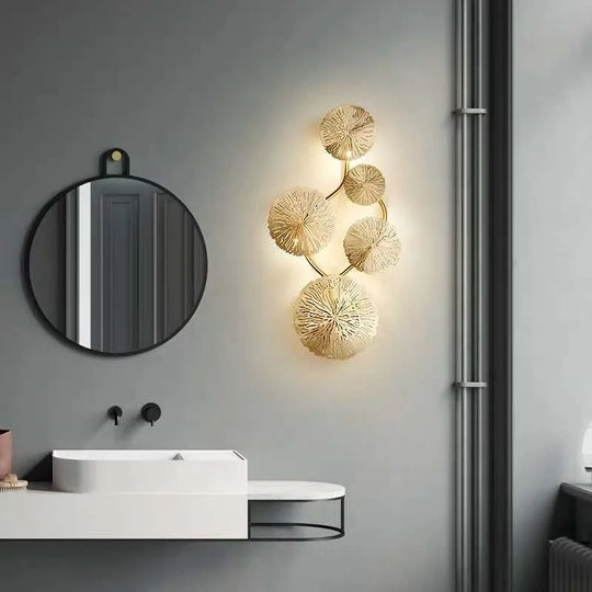 Zaylee Lotus Leaf Modern Wall Lamps