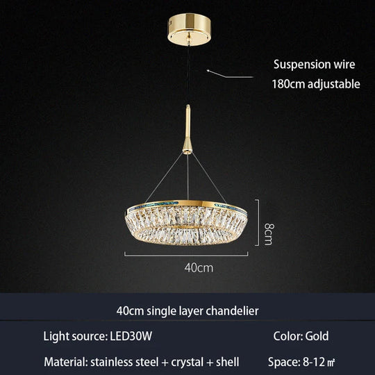 Celeste Crystal Chandelier - Luxury LED Lighting for Home Decor