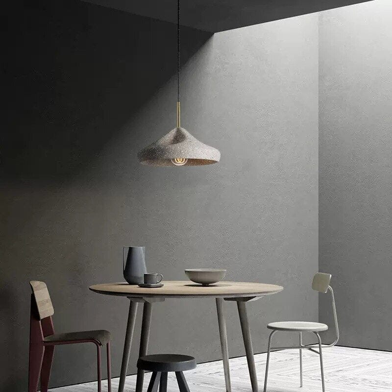 Liliana Cement Pendant Light Industrial Style