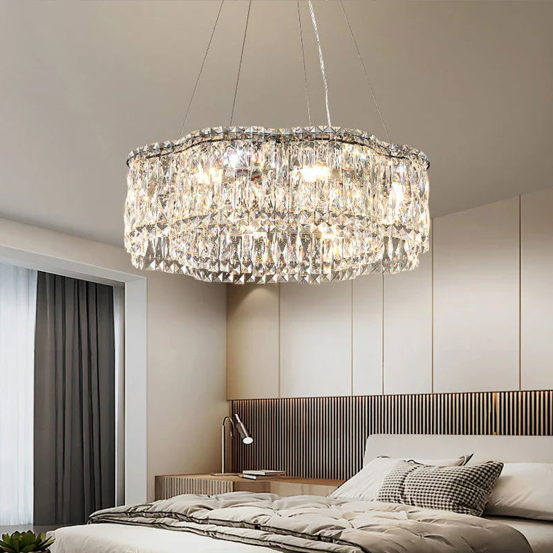 Zaria Glass Chandelier - Timeless Elegance and Luxury