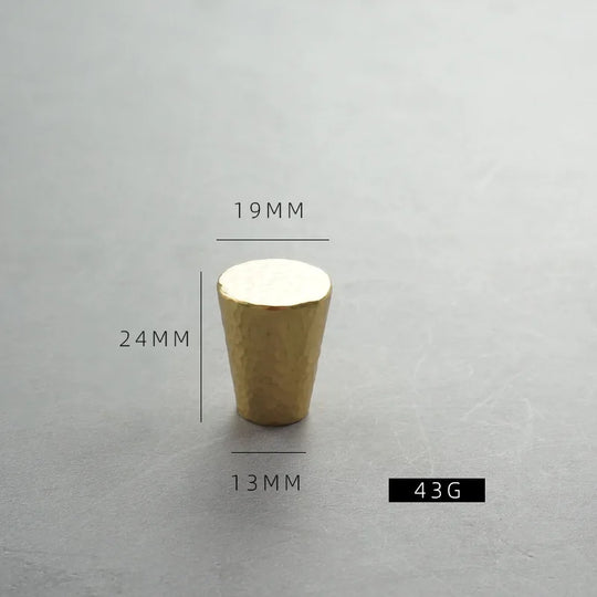 Handmade Brass Hammered Cabinet Handles – Nordic Luxury Pulls