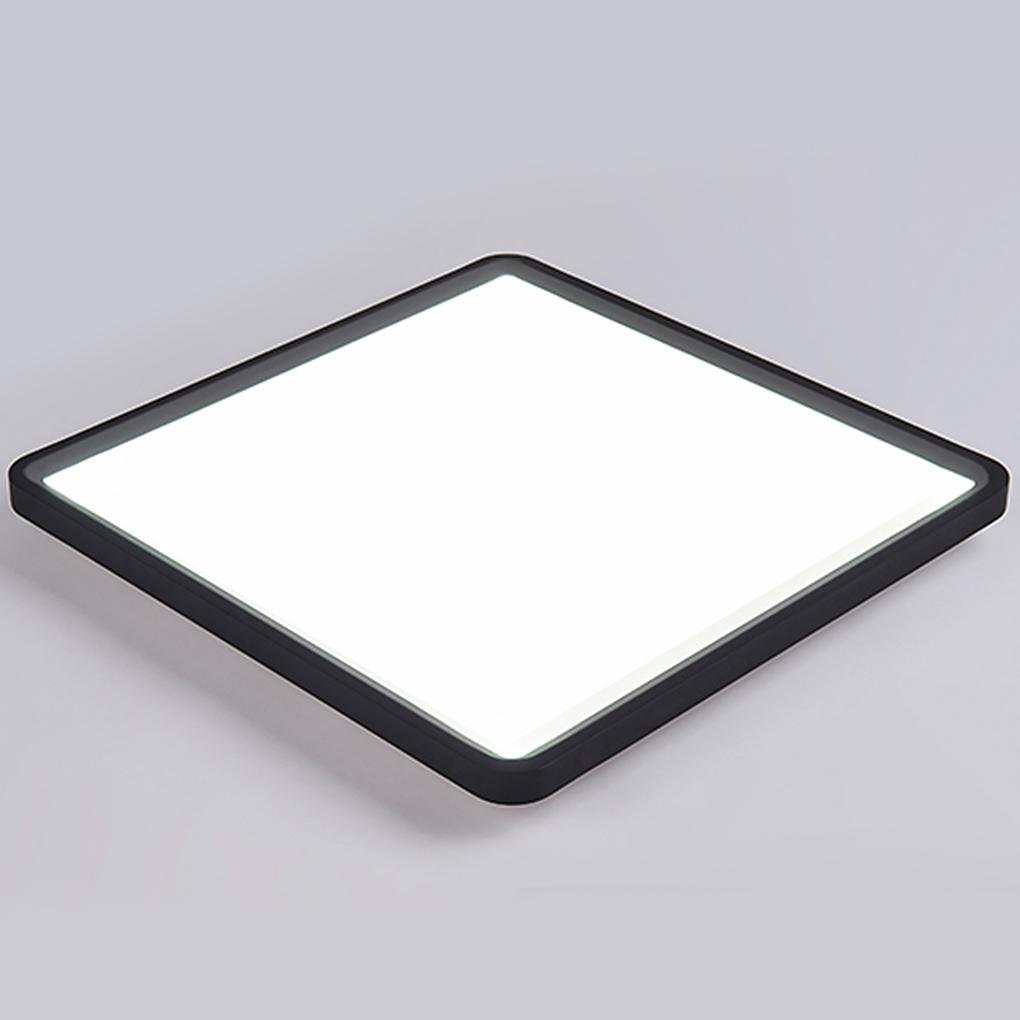 Modern Flat Square Black Flush Mount Ceiling Lights