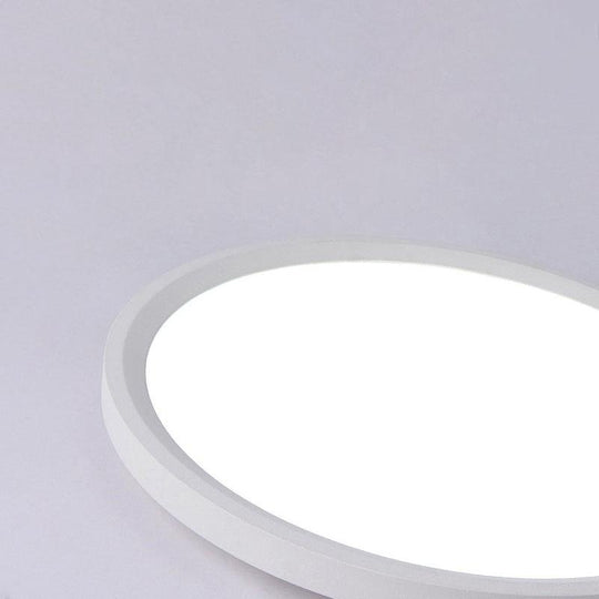 Black/White Nordic Industrial LED Flush Mount Ceiling Light