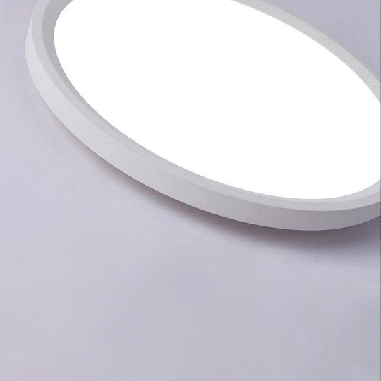 Black/White Nordic Industrial LED Flush Mount Ceiling Light